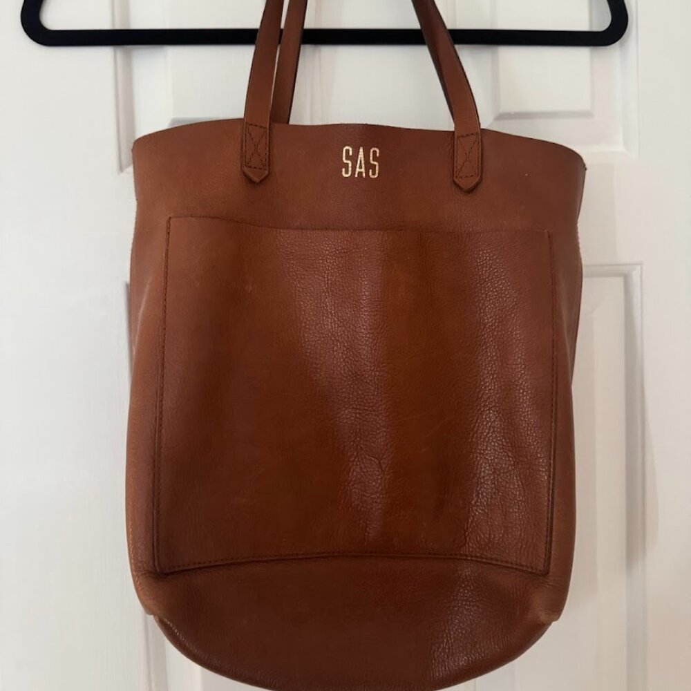 Madewell Leather Tote Bag